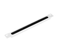 Equip Pasacables de 10" con Cepillo, 1U Gris