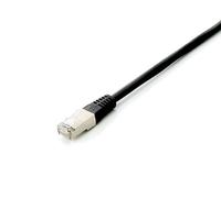 Equip Patch Cable Cat6A S/FTP 2 x RJ45 0.50 m LSZH Black Pack of 10