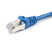 Equip Patchkabel RJ45 S/FTP Cat6 (SSTP) PIMF HF Polybeutel 0,25 m Blau 0,25 Mete