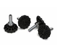 Equip Pies para armarios de Servidor, 4 Unidades, 60 mm, Color Negro