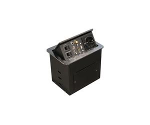 Equip Regleta Alimentacion + Red + Hdmi Para Mesa