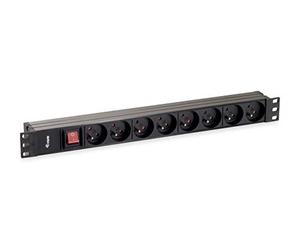 Equip Regleta de 19" (1U, 8 enchufes, CEE7/5, 1,8 m)