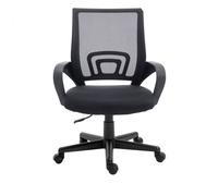 Equip Silla de Oficina Ergonómica de Malla Negra