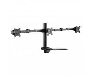 Equip Soporte de Mesa Triple Articulado para Monitor de 17 "-27" VESA 100x100 Máx 7Kg