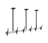 SOPORTE DE TECHO PROFESIONAL EQUIP 650374 PARA 3 PANTALLAS 45"-50" INCLINABLE MAX. 50KGS POR PANTALLA 650374