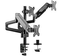 Equip soporte pantalla para mesa tres brazos 3 pantallas 17-27 alumini