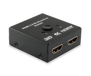 Equip Switch 2x HDMI 4k Conmutador/Divisor Bidireccional