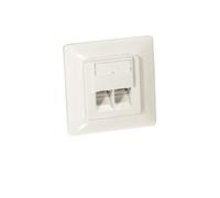 Equip Unterputzdose +Frontplatte 2xRJ45 Cat5e 45? ACC NUEVO