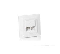 Equip Unterputzdose +Frontplatte 2xRJ45 Cat5e 45? ACC NUEVO