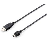Equip Cable USB 2.0 a Mini USB M/M 1.8m Negro