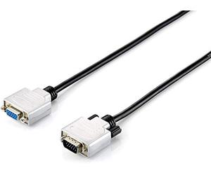 Equip VGA-Verl D-Sub15 -> D-Sub15 St/Bu 3,00m HQ schwarz