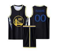 Equipación Baloncesto Personalizada Niño Camiseta de Baloncesto Personalizado Nombre y número de Equipo Impreso, Uniforme Deportivo Hombres/jóvenes