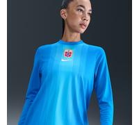 Equipación de portero/a Stadium Noruega 2025/26 Camiseta de fútbol de manga larga Replica Nike Dri-FIT - Mujer - Azul M (EU 40-42)