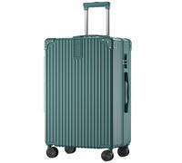 Equipaje De 4 Ruedas, Cubierta Con Carrito Con Bolsa De Transporte, Alta Resistencia, Cremallera A Prueba De Disturbios, Caja De Almacenamiento Con Diseño De Concha Dura ( Color : 24 , Size : Green )