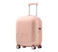 Equipaje de mano aprobado por aerolíneas, ligero, rígido y expandible con ruedas giratorias, maleta con USB y gancho lateral para portavasos para viajes, Pink, 0,61 cm (24 pulgadas), Equipaje