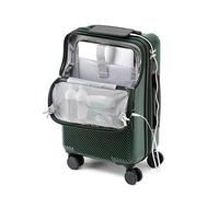 Equipaje de mano aprobado por aerolíneas, maleta multifuncional con bolsillo para laptop y puertos USB para un viaje cómodo, 1, 0,66 m (26 pulgadas)