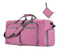 Equipaje de mano de equipaje-Fin de semana de viaje plegable impermeable | capacidad de viaje corto, almacenamiento aprobado por aerolínea, viajes aéreos, hombres y mujeres portátiles, vo ligero