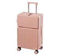 Equipaje De Mano, Maleta De Viaje con Ruedas RíGida para Pc con Ruedas Giratorias Huecas, Bolsillo Frontal, Puerto USB Y Cerradura TSA