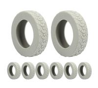 Equipaje de rueda, funda para ruedas de maletín, resistente al desgaste, 8 fundas protectoras para ruedas de equipaje de mano, gris, ver descripción, Ver descripción