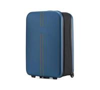 Equipaje Maletas Plegables, Equipaje de Mano portátil, Maletas de Gran Capacidad con Ruedas, Equipaje de Viaje de Negocios Ligero y Duradero(BLU,24 Inches)