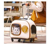 equipaje para mascotas, Maleta con ruedas for gatos for mascotas, transportador con ruedas silenciosas, bolsa de transporte for mascotas, múltiples opciones de transporte, perfecto for viajar/dar un p