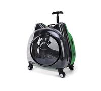 equipaje para mascotas, Mochila transportadora for mascotas con ruedas, maletín portátil for mascotas al aire libre, bolsa de transporte ligera for mascotas for senderismo para viajar al aire libre(Co