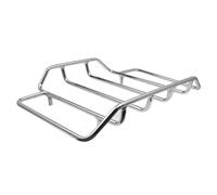 Equipaje Trasero Paquete De Viaje para Motocicleta, Portaequipajes Superior, Paquete De Baúl para Touring Road para King Street Glide FLHR FLHX FLHT FLHTCU 1984-2018 Accesorios para Motos(Chrome)