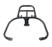 Equipaje Trasero Portaequipajes para Motocicleta, Soporte De Carga para Asiento Trasero para Vespa GTS 300 GTS300, Acero Cromado Y Negro Accesorios para Motos(Negro)