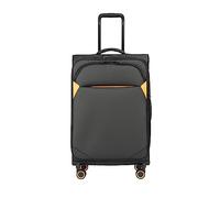 Equipaje ultraligero, maleta con ruedas de embarque, maleta con ruedas universal, equipaje expandible de gran capacidad, candado, equipaje de mano de 20 pulgadas, 24 pulgadas, 29 pulgadas (negro 20 p