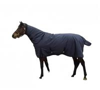 Equipamiento for caballos Elite: Manténgase a la vanguardia con nuestras mantas for caballos duraderas, impermeables y livianas for aventuras al aire libre en todas las estaciones(Black,(115 cm de lar