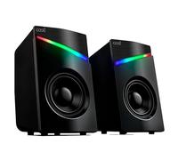 Cool Altavoces LED USB para PC Gaming 7W Negros