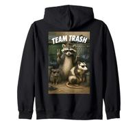 Equipo Basura Raccoon Zarigüeya Rata Urbana Wildlife Crew Sudadera con Capucha