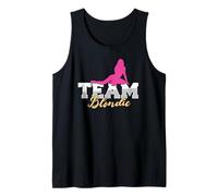 Equipo Blondie Rubias Mujeres Niñas Cabello Ironía Sarcasmo Broma Camiseta sin Mangas