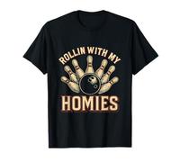 Equipo campeón de Rolling with My Homies Funny Bowling Bowlers Camiseta