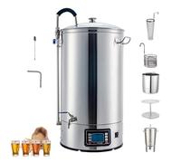 Equipo Comercial for Elaboración de Cerveza con Modos Automáticos/manuales y Unidad de Maceración/ebullición, Que Cuenta con Un Panel de Visualización Digital for Uso Doméstico y Comercial.(30L,220V)
