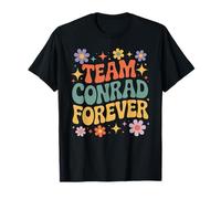 Equipo Conrad Retro Retro Vintage Groovy Flower Power Vibes Camiseta