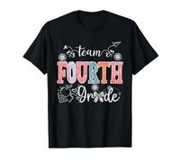 Equipo Cuarto Grado Feliz Primer Día de Escuela Regreso a la Escuela Camiseta