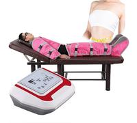 Equipo De Adelgazamiento De Masaje De Drenaje LinfáTico,Masajeador De CompresióN De Aire Para Masaje De Cuerpo Completo,Presoterapia,Drenaje LinfáTico,Instrumento De Belleza Para Adelgazar,Pink