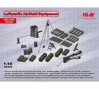 Equipo De Aeródromo Luftwaffe 1:48 Kit De Modelo De Plástico ICM