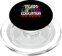 Equipo de Agradecimiento al Maestro de Regreso a Clases Educación para dotados PopSockets PopGrip para MagSafe
