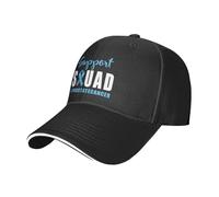 Equipo De Apoyo para La Concientización sobre El Cáncer De Próstata Negro Mujer Hombre Gorra De Béisbol Ajustable Sombrero Protección Solar Snapback Cap para Running Aire Libre Deporte