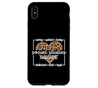 Equipo de apreciación del profesor de historia Estudios sociales Carcasa para iPhone XS Max