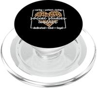 Equipo de apreciación del profesor de historia Estudios sociales PopSockets PopGrip para MagSafe
