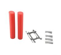 Equipo de aterrizaje de agua para DJI 3 Pro y 4 Pro, kit de deslizamiento flotante con varillas de flotabilidad PCB ABS, soporte de extensión de altura de trípode, flotadores de alta visibilidad rojo