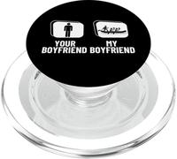 Equipo de balsa Tu Novio Mi Novio Rafting en Aguas bravas PopSockets PopGrip para MagSafe