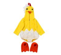 Equipo de bar para los jóvenes, traje de pollo para los pequeños, vestido dulce Rompers Animal Design for Girls, Adorable Party Traje Límite para las fiestas de fotos