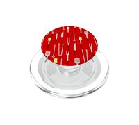 Equipo de Barbacoa Verano Barbacoa Chef Rojo Barbacoa PopSockets PopGrip para MagSafe
