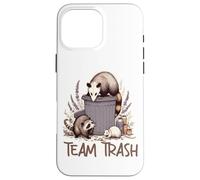 Equipo De Basura Mapache Zarigüeya Rata Pandilla Divertida Carcasa para iPhone 16 Pro MAX