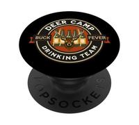 Equipo DE Beber Camp DE VENADOS - Caza Divertida PopSockets PopGrip Adhesivo