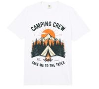 Equipo de Campamento Llévame a los árboles Fogata del Bosque de montaña Comfort Colors Adult Heavyweight T-Shirt